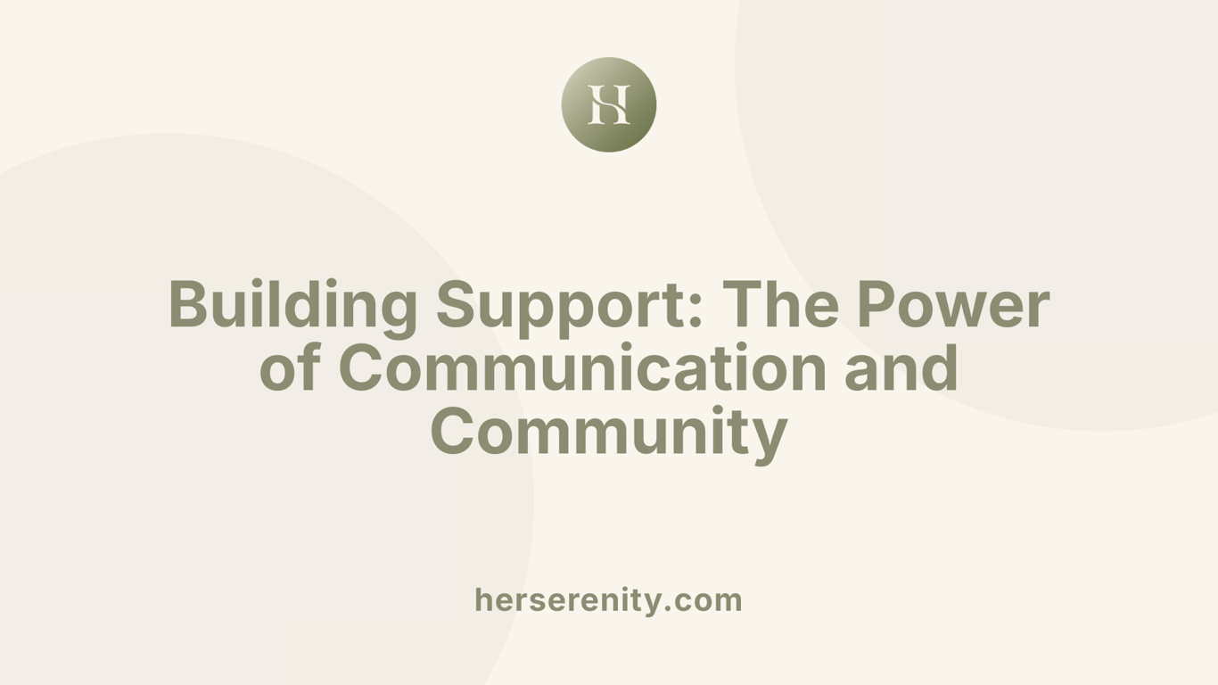 Building Support: The Power of Communication and Community