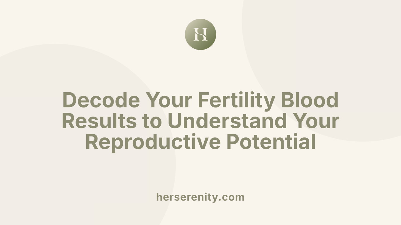 Decode Your Fertility Blood Results to Understand Your Reproductive Potential