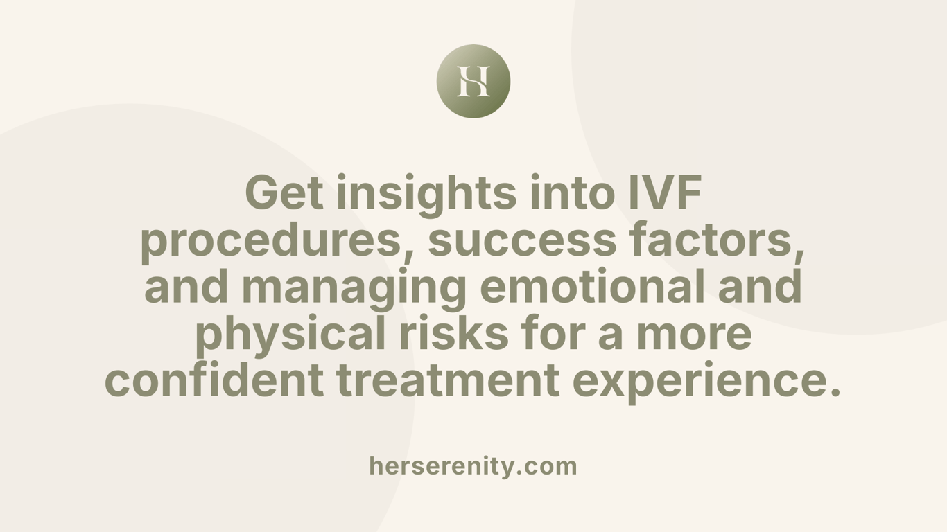 Get insights into IVF procedures, success factors, and managing emotional and physical risks for a more confident treatment experience.