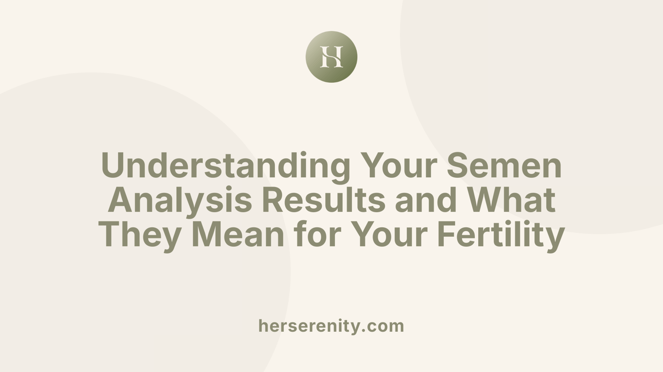 Understanding Your Semen Analysis Results and What They Mean for Your Fertility