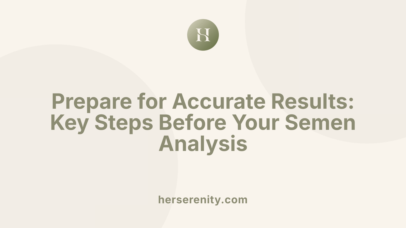 Prepare for Accurate Results: Key Steps Before Your Semen Analysis