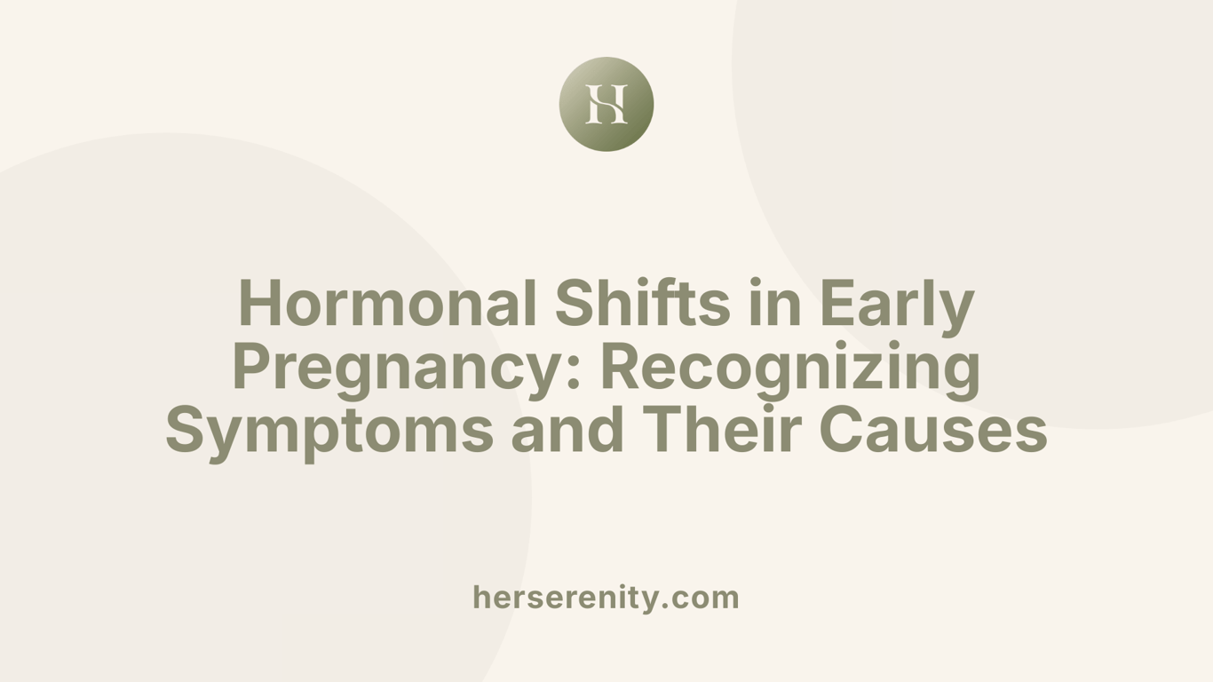 Hormonal Shifts in Early Pregnancy: Recognizing Symptoms and Their Causes