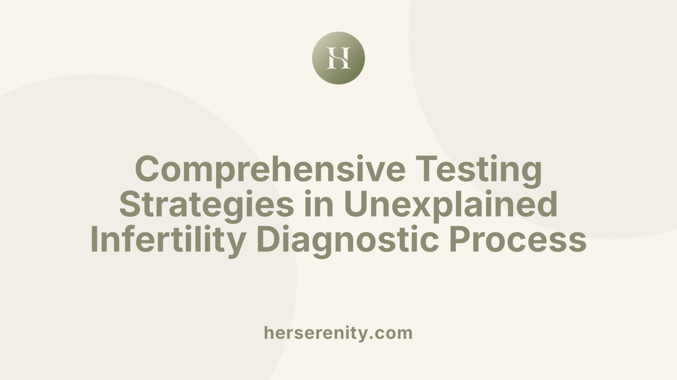 Comprehensive Testing Strategies in Unexplained Infertility Diagnostic Process