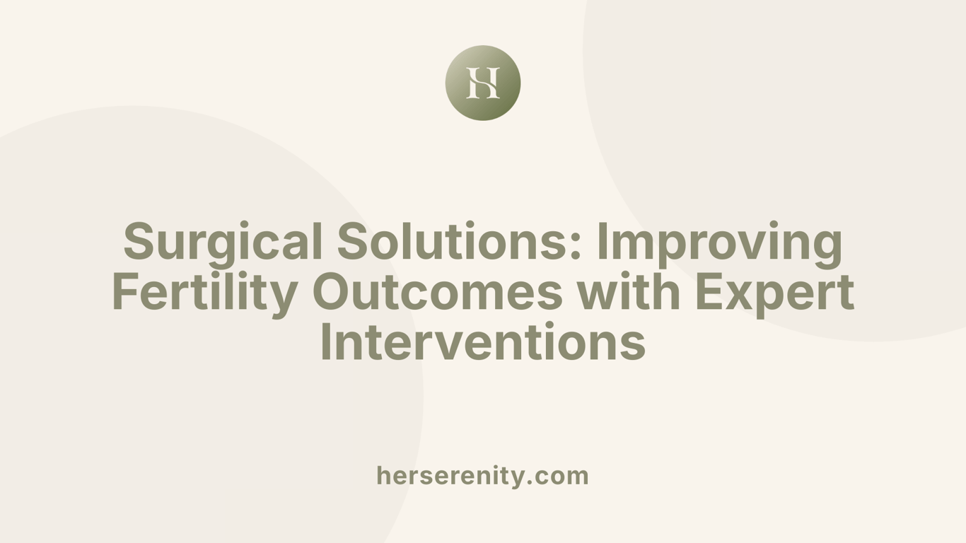 Surgical Solutions: Improving Fertility Outcomes with Expert Interventions