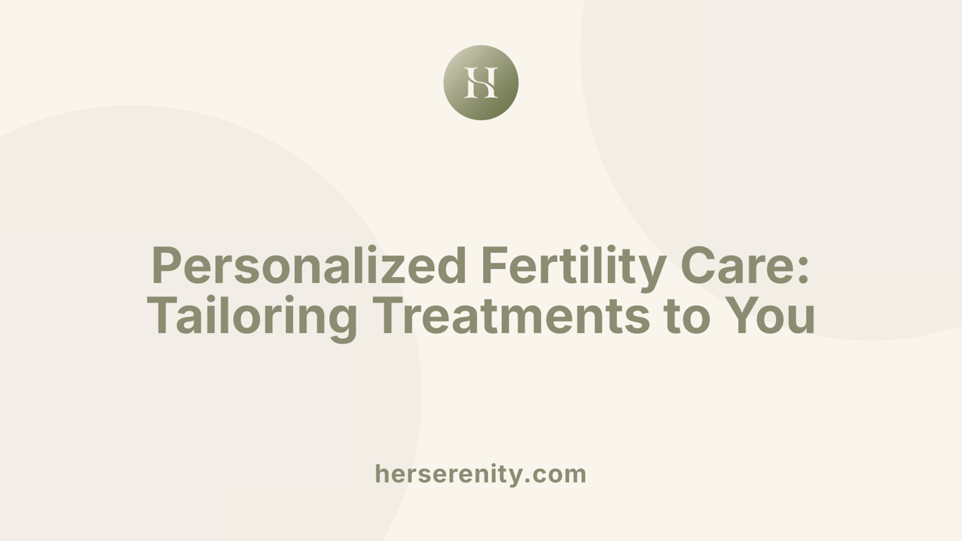 Personalized Fertility Care: Tailoring Treatments to You