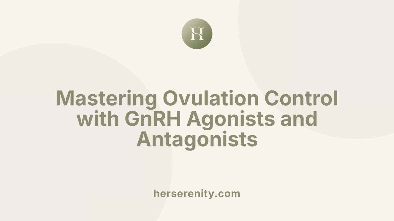 Mastering Ovulation Control with GnRH Agonists and Antagonists