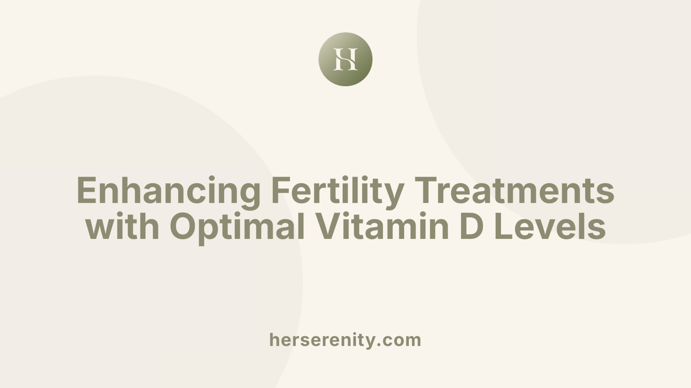 Enhancing Fertility Treatments with Optimal Vitamin D Levels