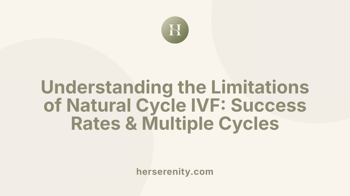 Understanding the Limitations of Natural Cycle IVF: Success Rates &amp; Multiple Cycles