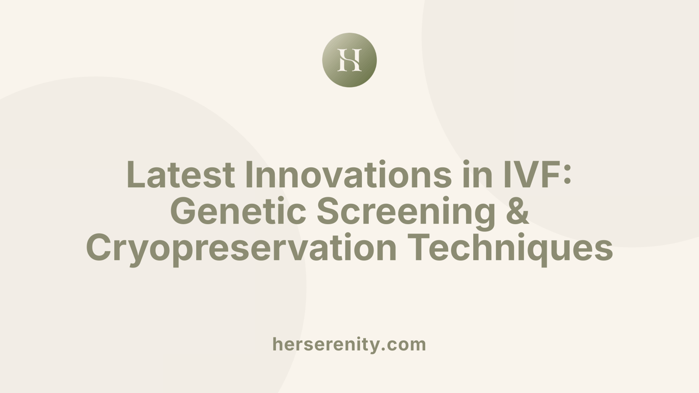 Latest Innovations in IVF: Genetic Screening &amp; Cryopreservation Techniques