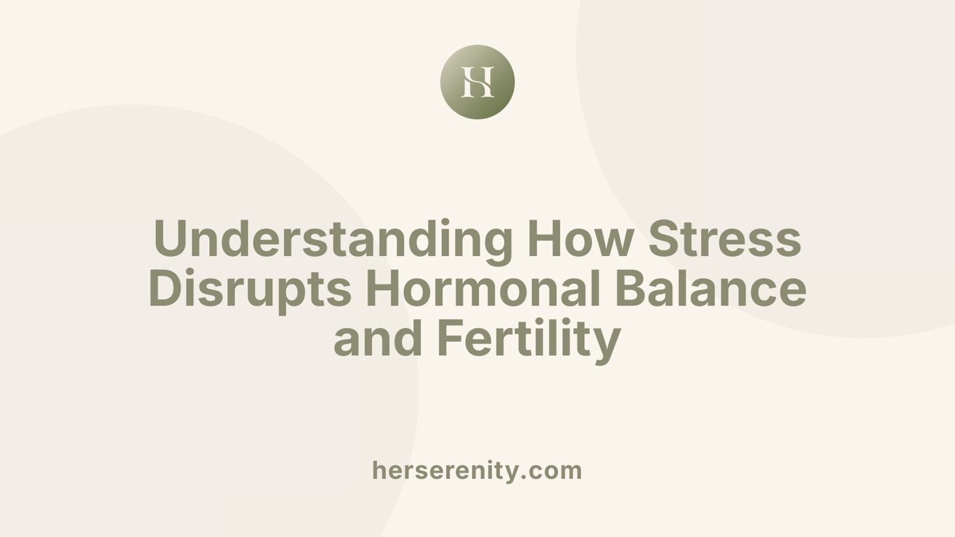 Understanding How Stress Disrupts Hormonal Balance and Fertility