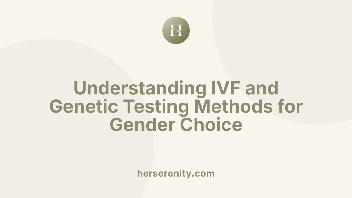 Understanding IVF and Genetic Testing Methods for Gender Choice
