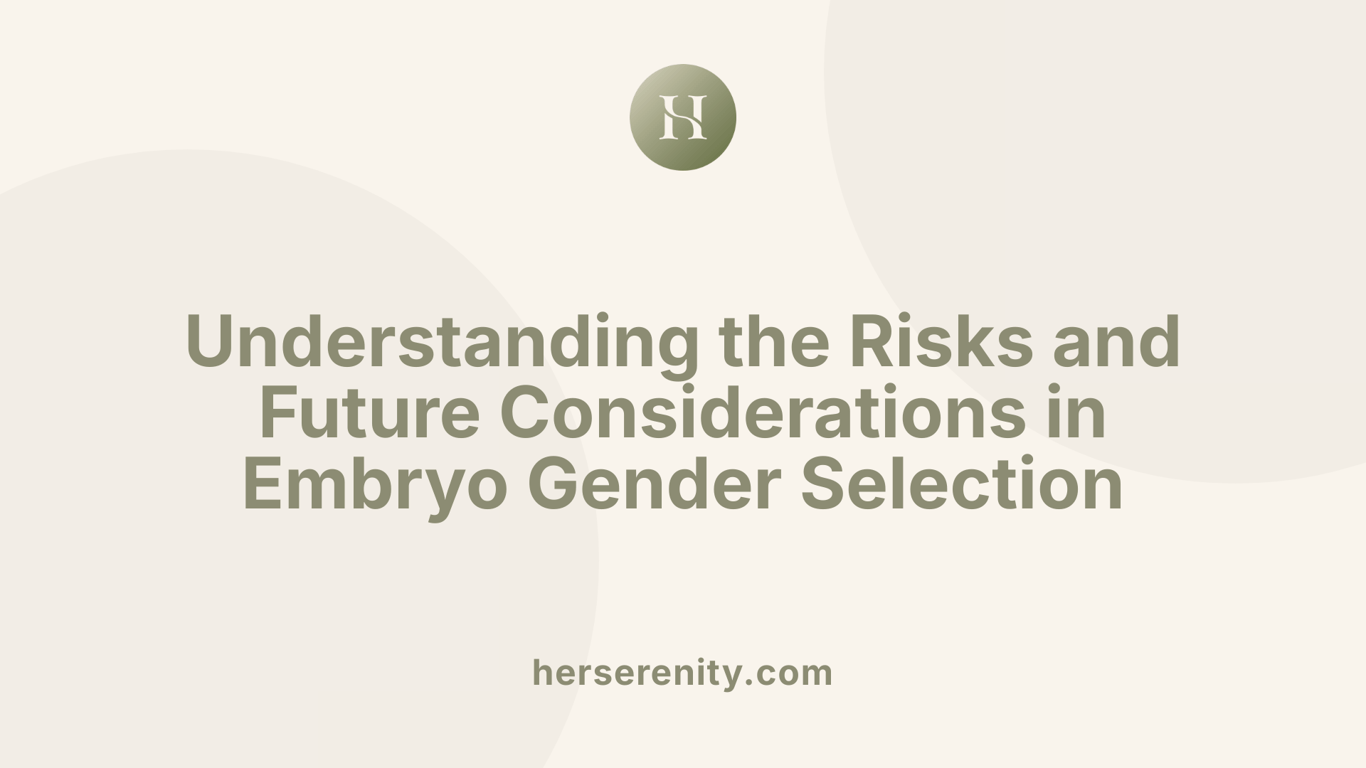 Understanding the Risks and Future Considerations in Embryo Gender Selection