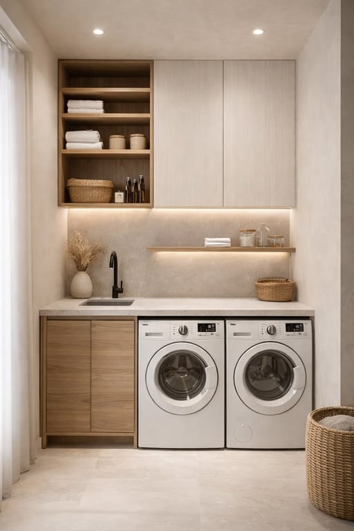Small Laundry Room Design Ideas _ Modern & Minimal Style