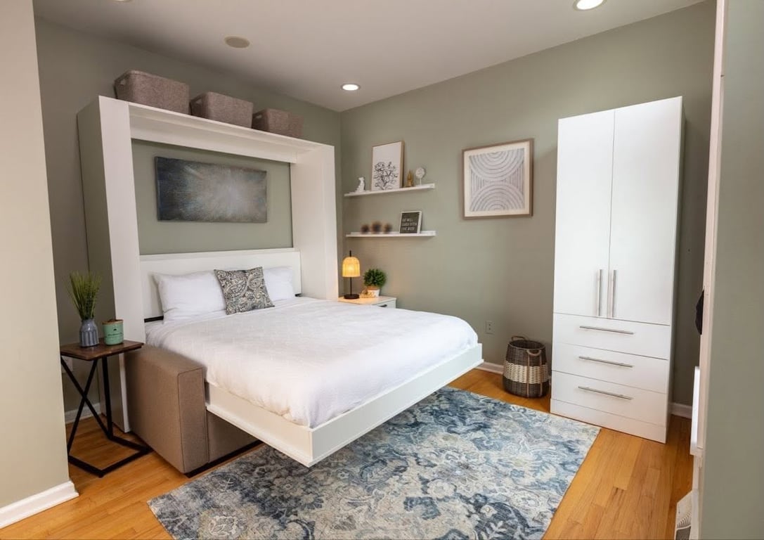 Wall Bed Guest Open
