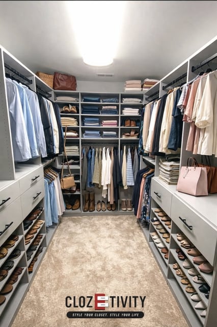 Walk In Closet Clothes Full