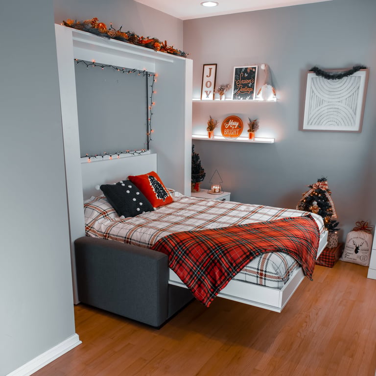 Wall Bed Sofa Extended