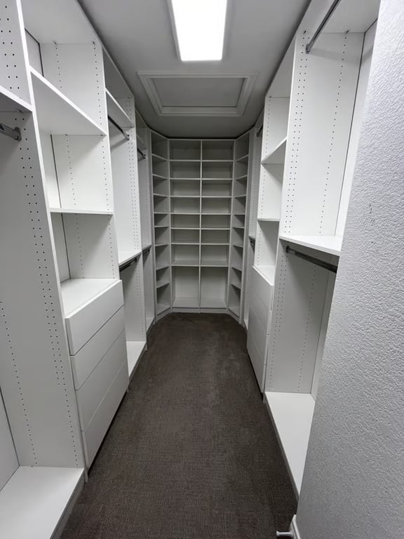 Walk-In Closet Before and After