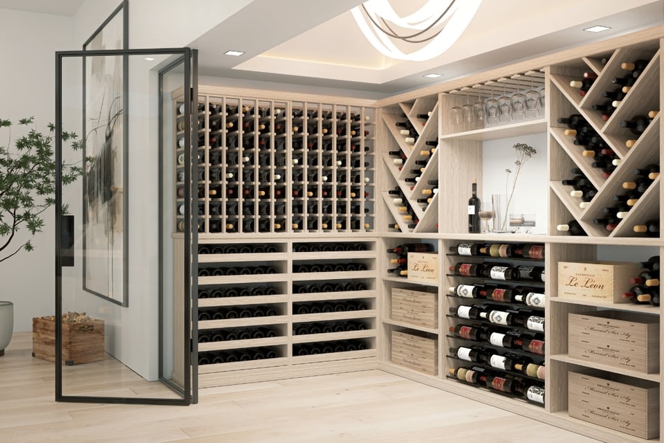 Grey Wood Wine Cellar