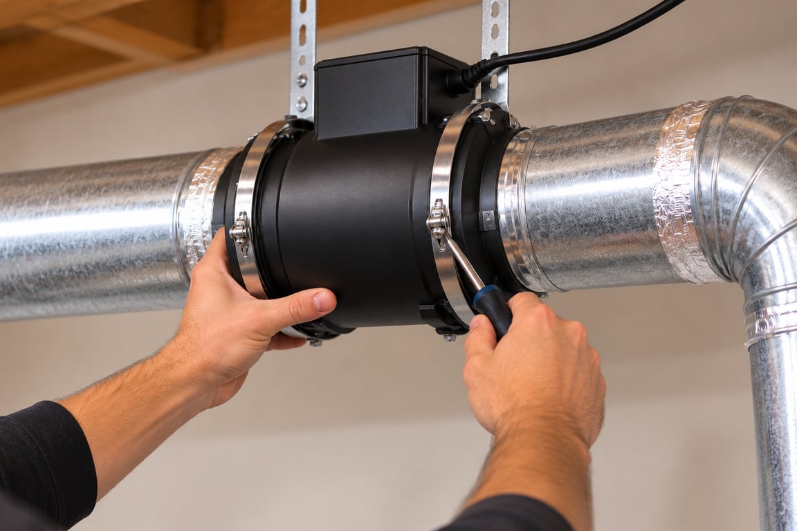Installing an Inline Duct Fan