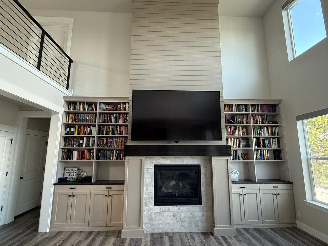 Fireplace Bookcase 1