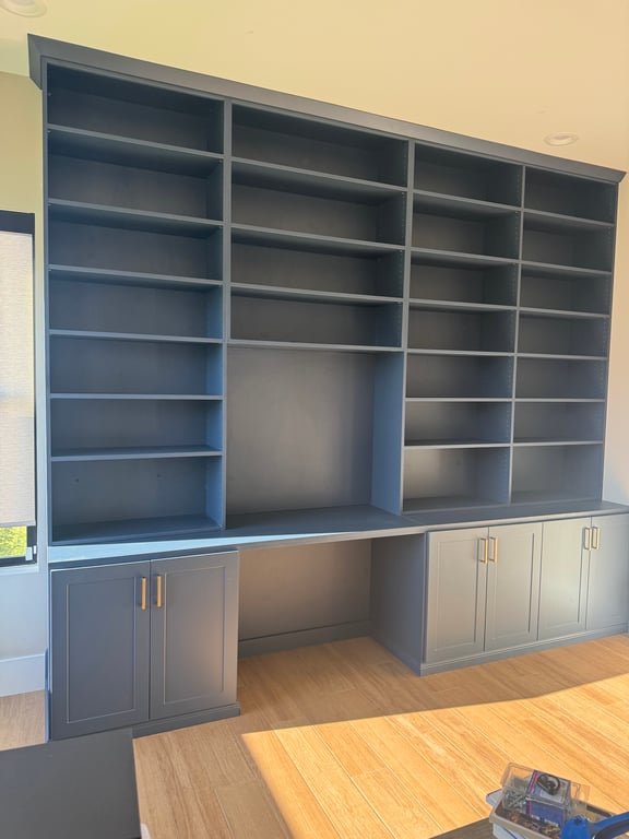 Mysterious Blue Desk