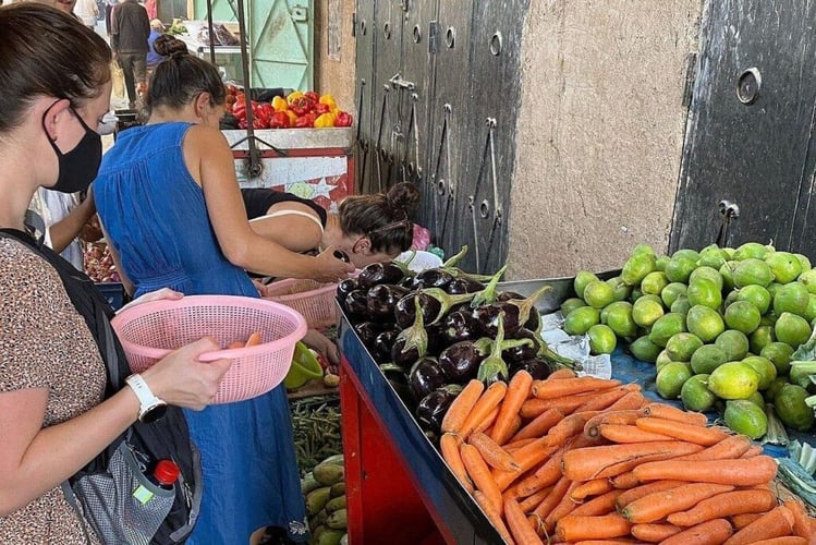 Tour en Vélo Électrique et Cours de Cuisine à Marrakech