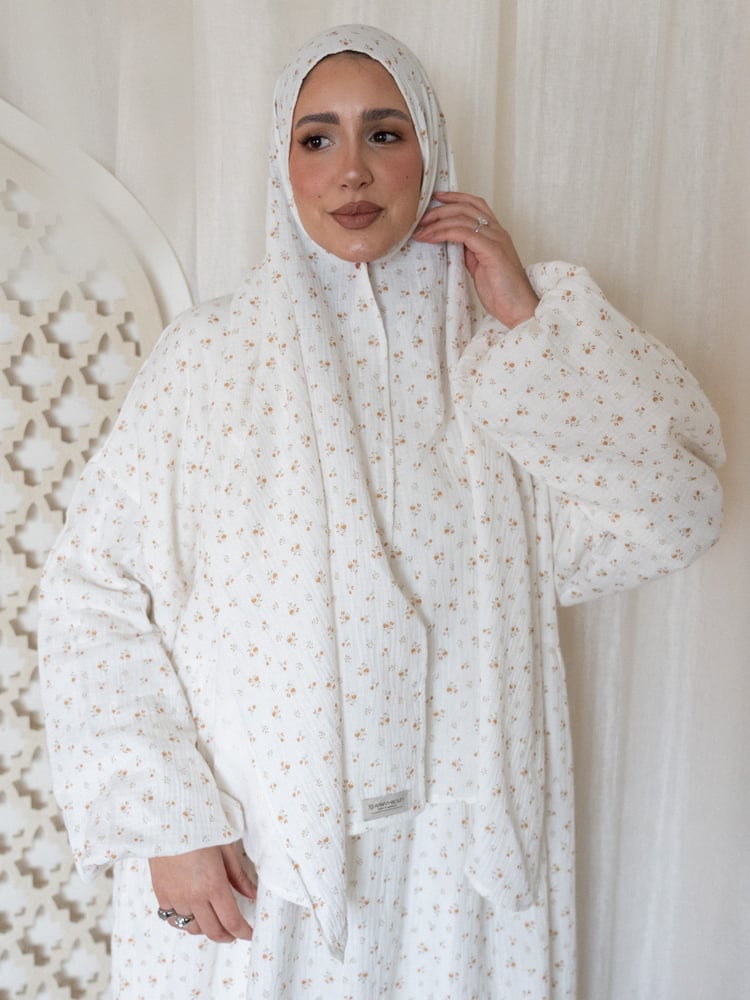ABAYA EN GAZE DE COTON - ROUH