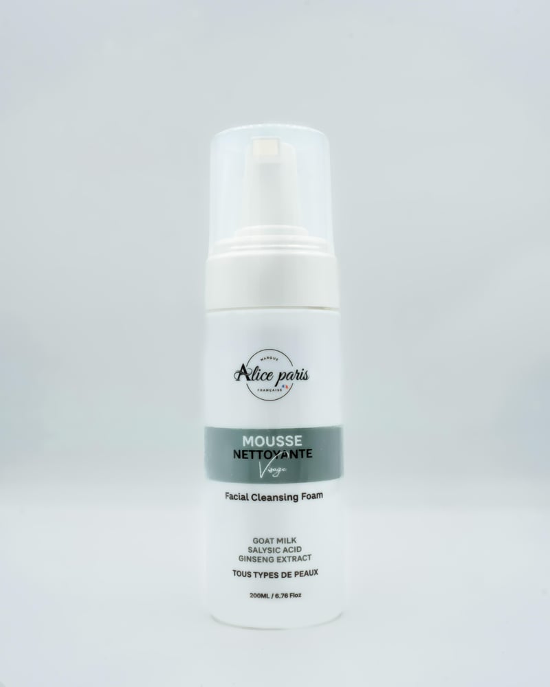 Mousse nettoyant visage