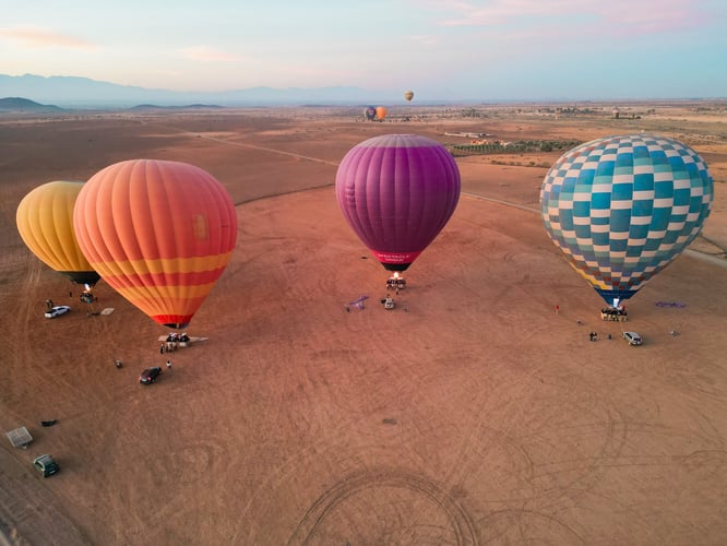 Experience the Magic of a Hot Air Balloon Ride in Marrakech