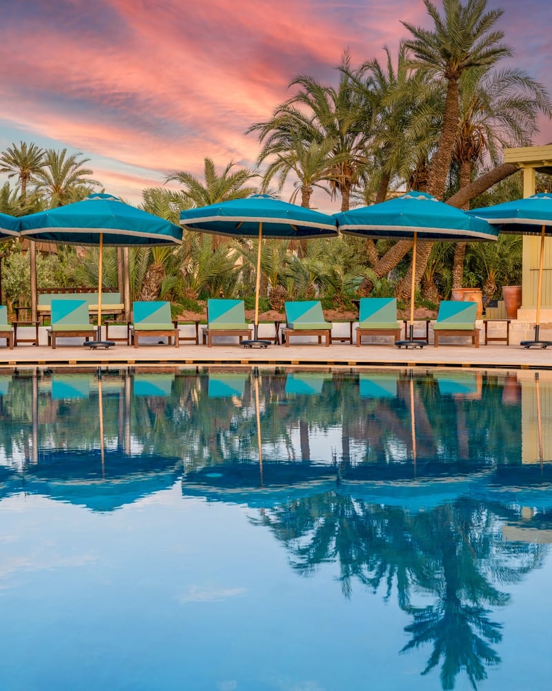 Lumaya Garden Day Pass — Piscine et Restaurant dans la Palmeraie de Marrakech