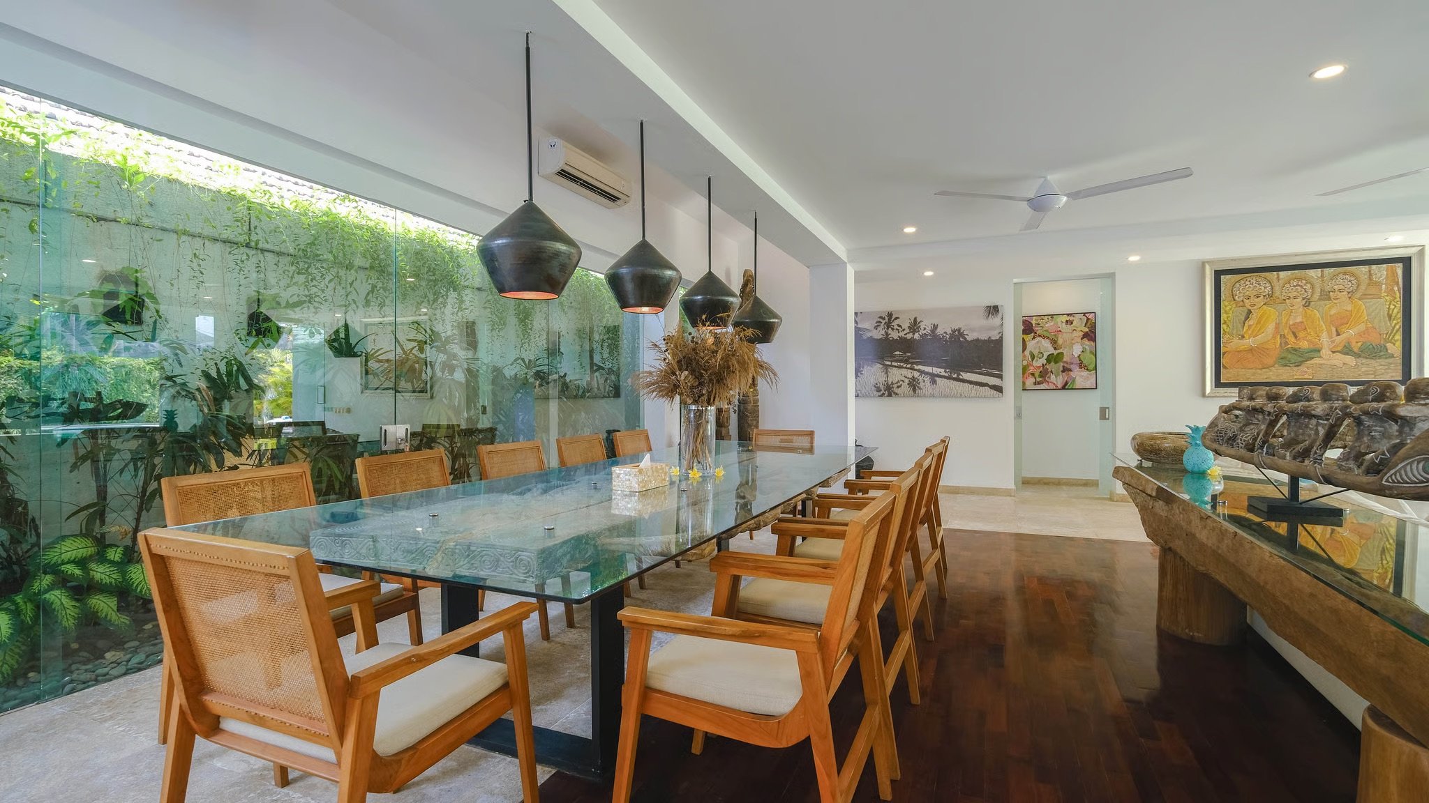 Beautifully staged living space