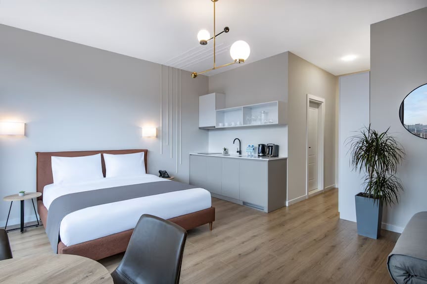 Bright serviced Batumi apartment