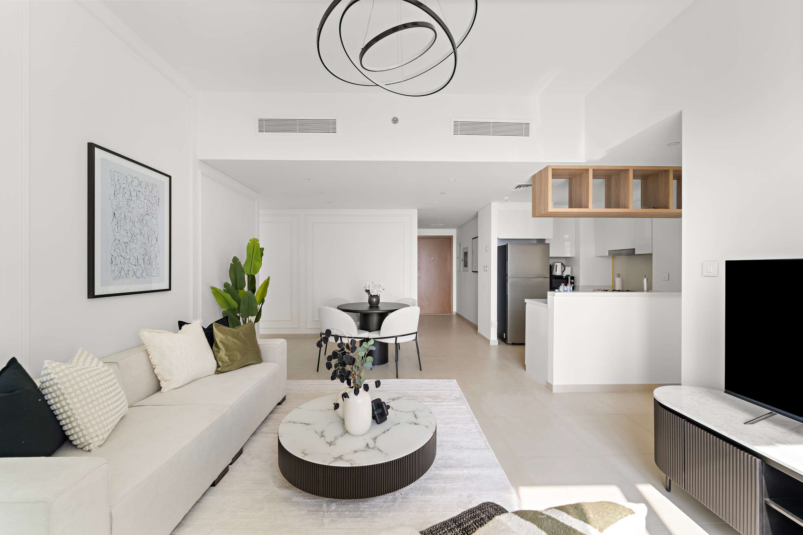 Professionally staged Dubai apartment
