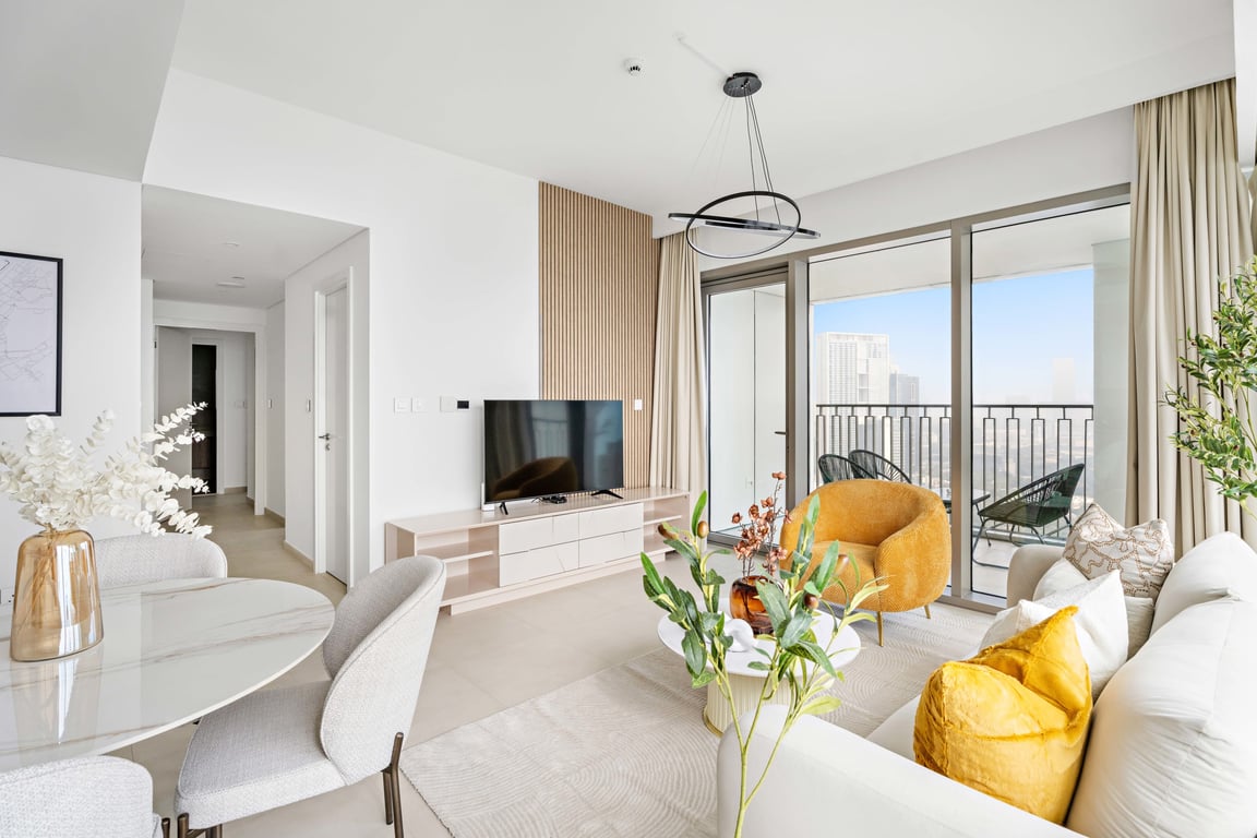 Colourful living room