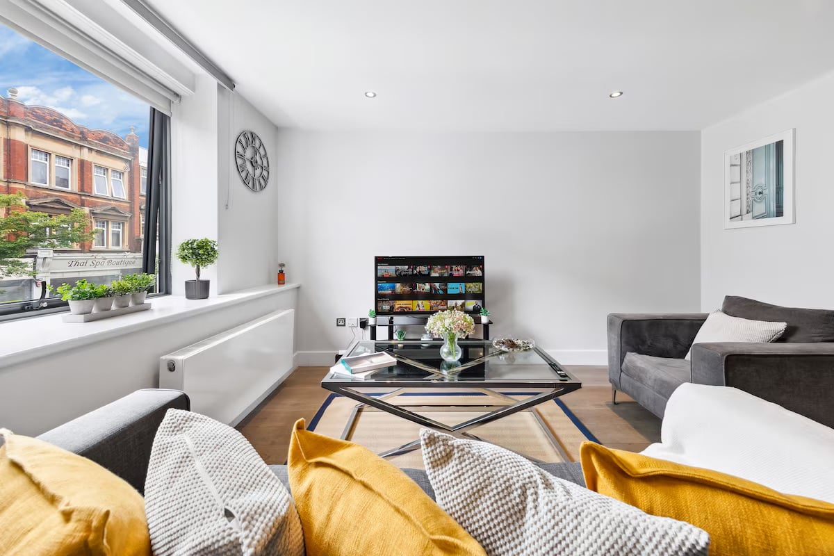 Colourful living room