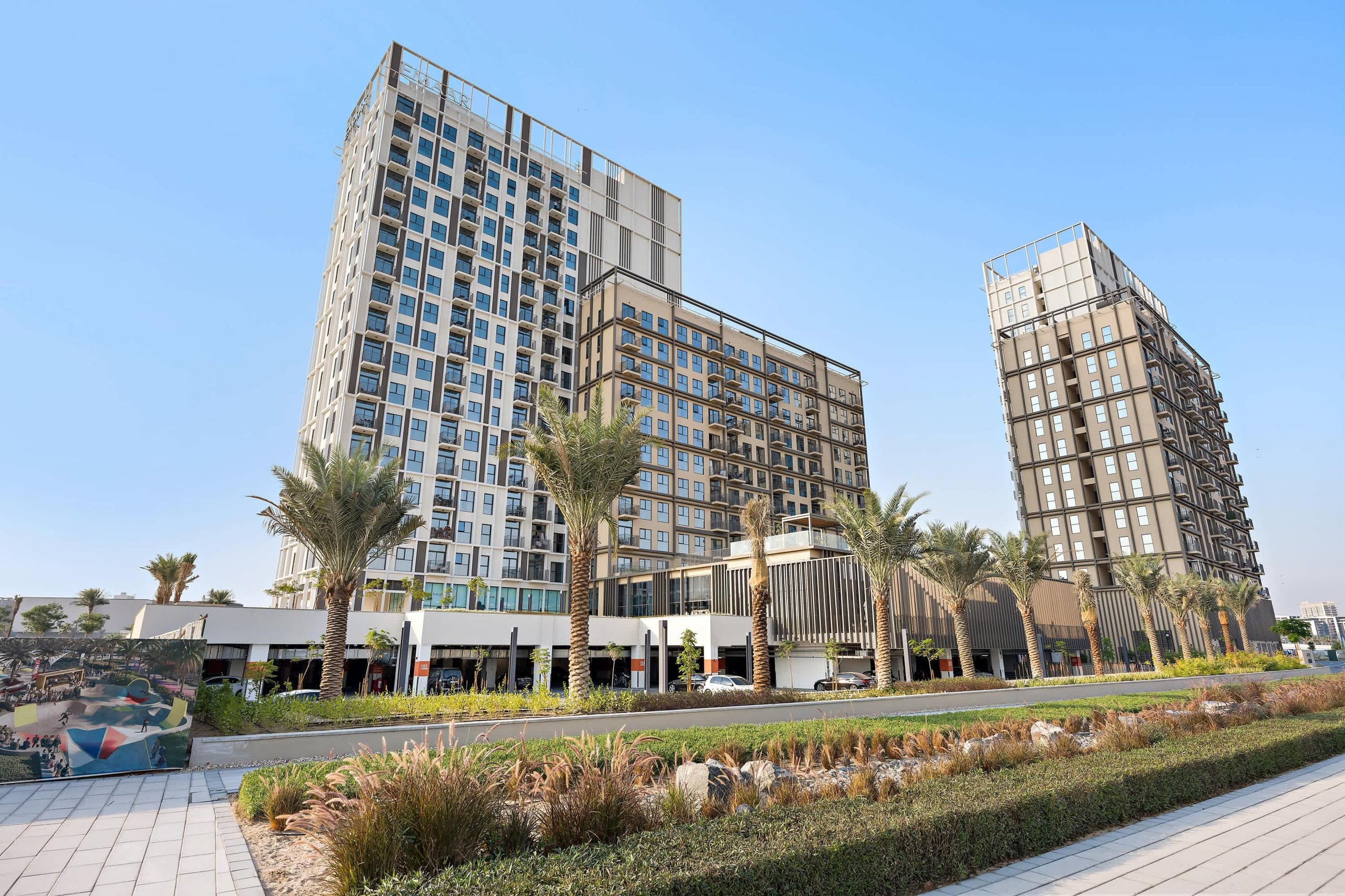 Well-maintained Dubai residential tower