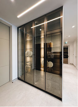 Custom glass display cabinets