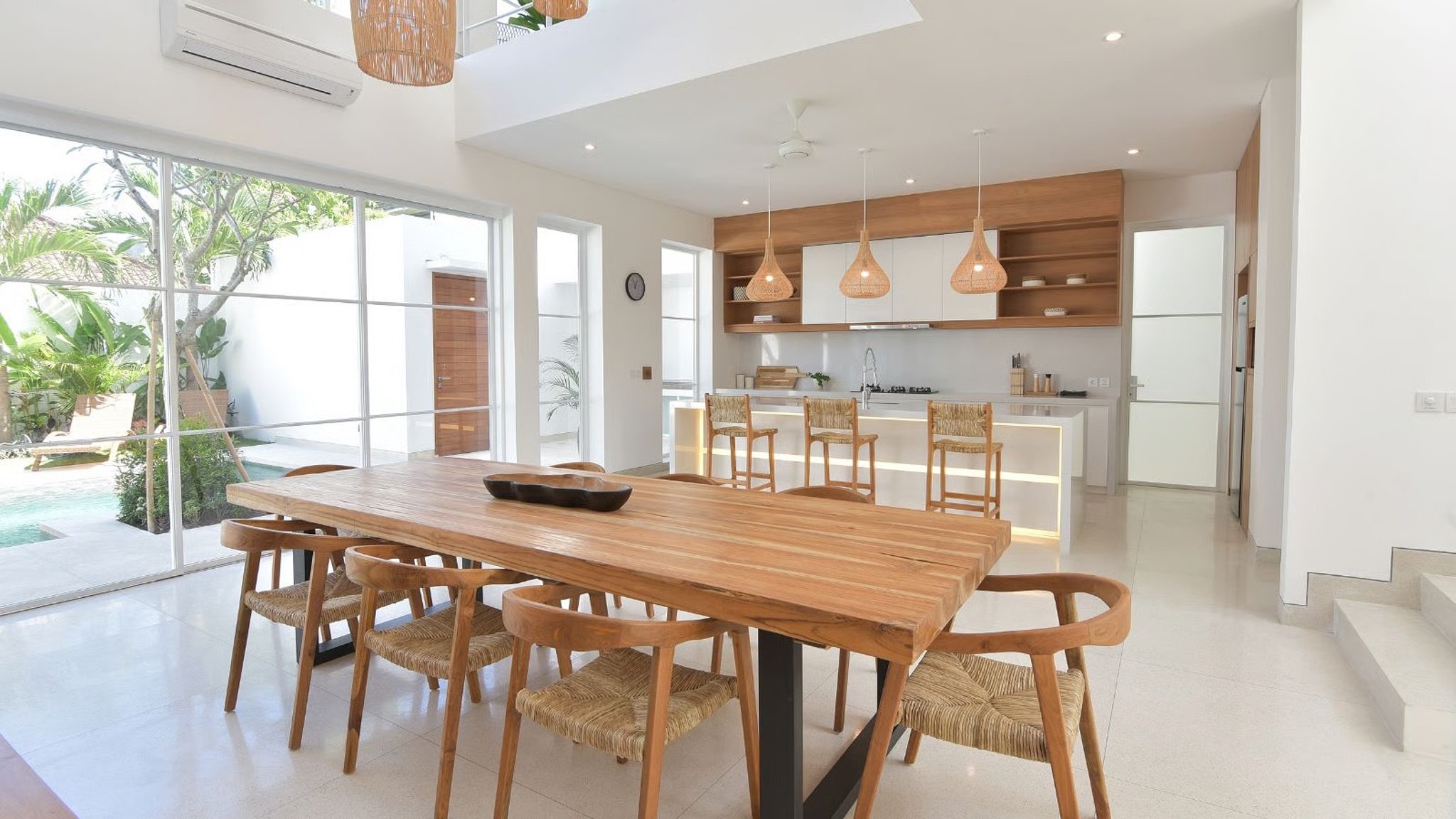 Bright managed Bali living space