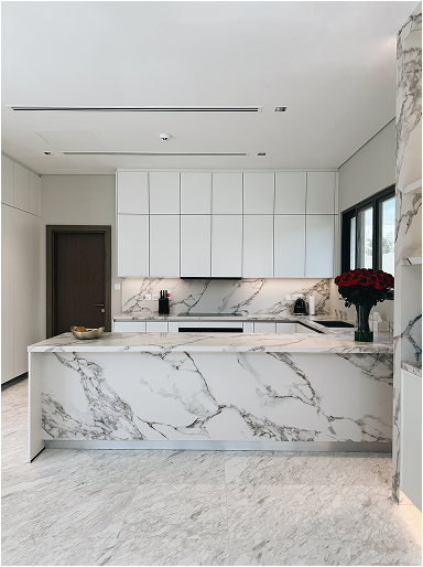 Marble kitchen design