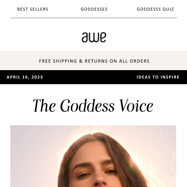 NEW on The Goddess Voice