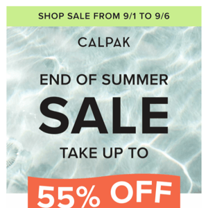 Calpak, Shop Up to 55% Off!