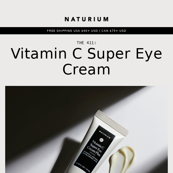 The 411: Vitamin C Super Eye Cream