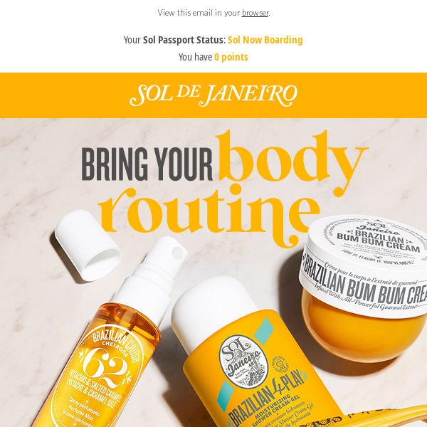 Now boarding: Your favorite body routine ✈️