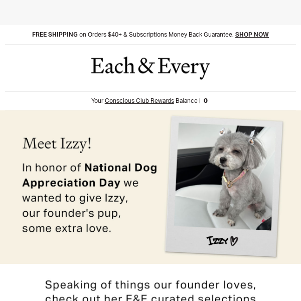 things our founder loves 🐶