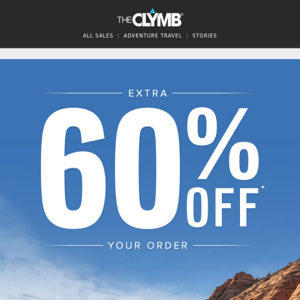 Enjoy an Extra 60% Off