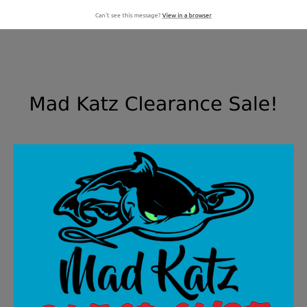 Mad Katz Clearance Sale!