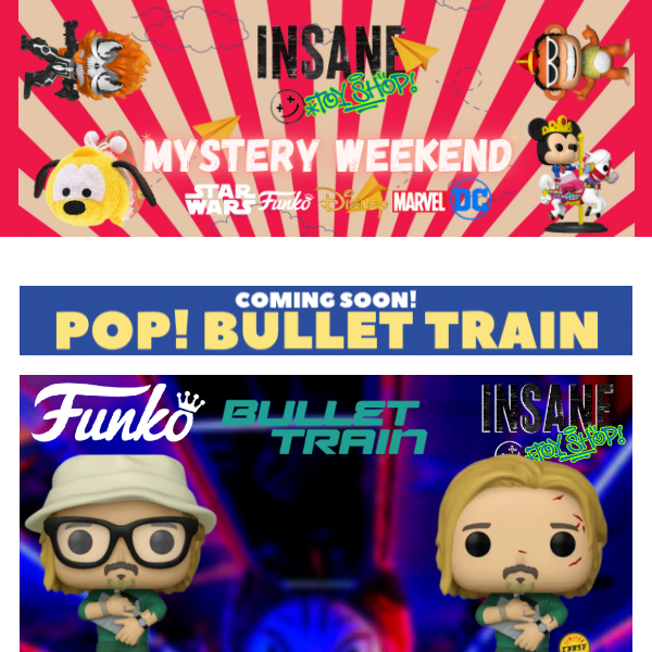 💫New Mystery 3-Pack &🚂Bullet Train  + over 400 vaulted items are added!💫