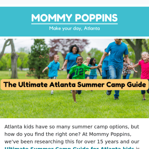 🌞🏕️The Ultimate Atlanta Summer Camp Guide Is Here! STEM, Sleepaway, and More