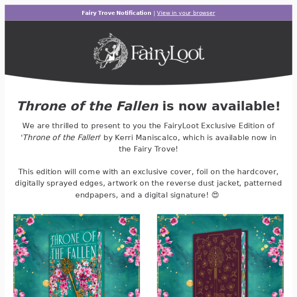 FairyLoot - Look at this GORGEOUS stack of FairyLoot books! We're  absolutely obsessed with sprayed edges and many of the books we feature  have them. These are just some of the ones