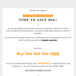 🤩 Save BIG BOGO !!